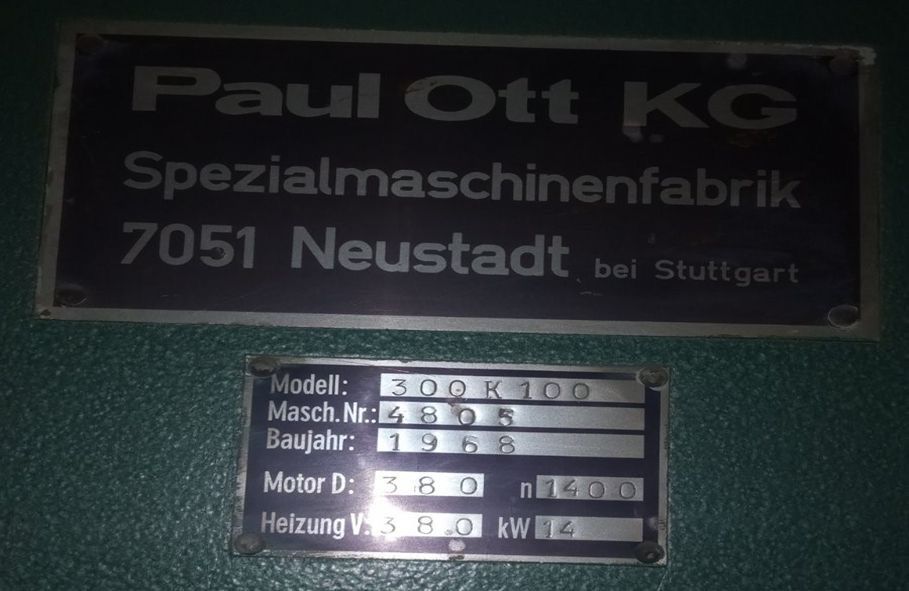 Хидравлична вакум преса Paul OTT