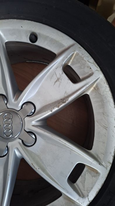 OFERTA AZI Jante 17 inch 5x122, AUDI / VW / MERCEDES, anvelope vara