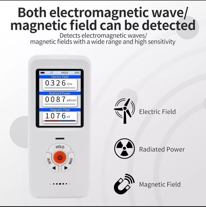 Detector electromagnetic 3 in 1