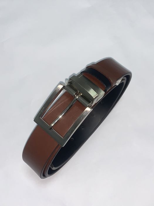 Curea De Piele Naturala, Catarama Rotativa, 2 Fete