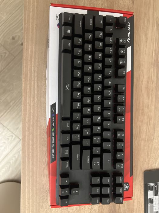 HyperX Alloy Origins Core TKL — красные свитчи