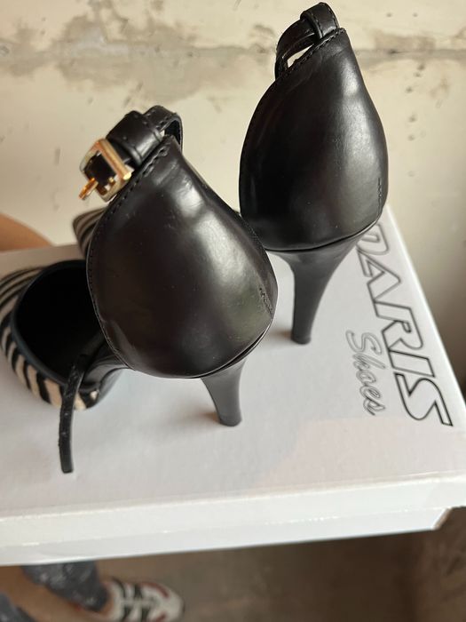 GIANNI - кожени летни обувки и DARIS - висок ток - летни