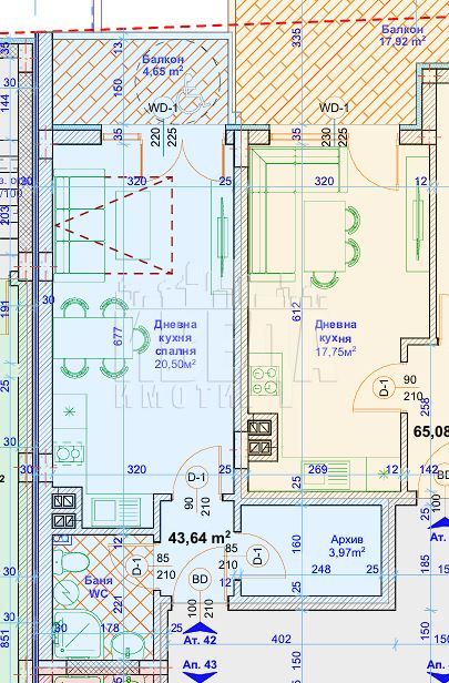 Продава се Ателие в Варна, Възраждане 1 - 53 кв.м за 1585 €/кв.м - Снимка #1