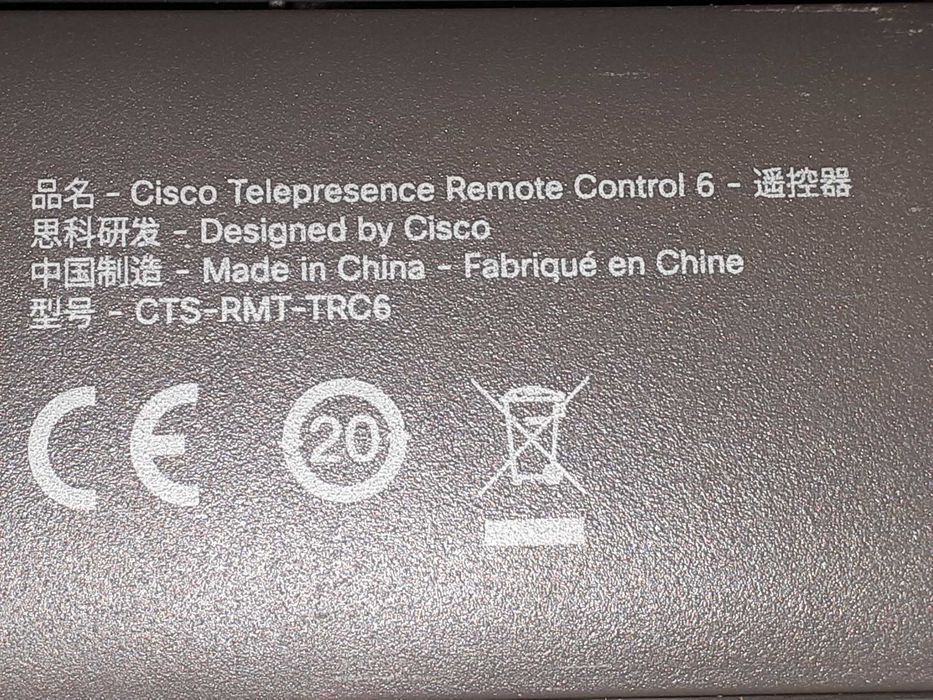 Telecomanda Cisco CTS-RMT-TRC6 Tele Presence CTS-SX20N SX10 SX10N