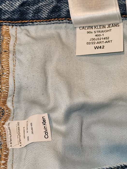 Calvin Klein Jeans originali, noi, bumb.,mar. W42 (circumfer. 110 cm)