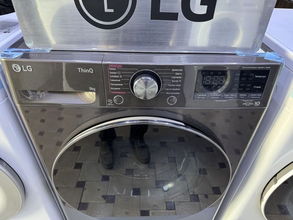Стиральная машина LG (9кг) Inverter D. drive motor+ Steam Turbo Wash