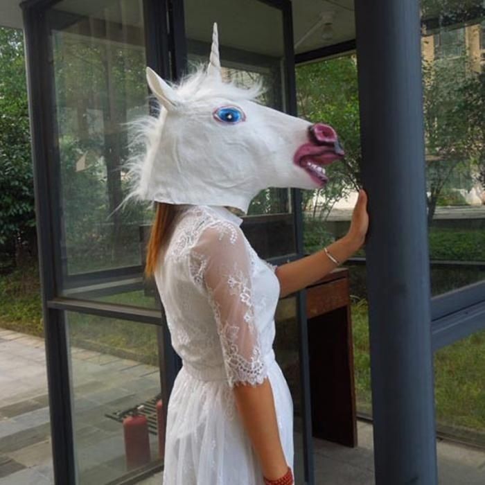 Masca cap Unicorn, Inorog, Cal, Halloween / Petreceri tematice