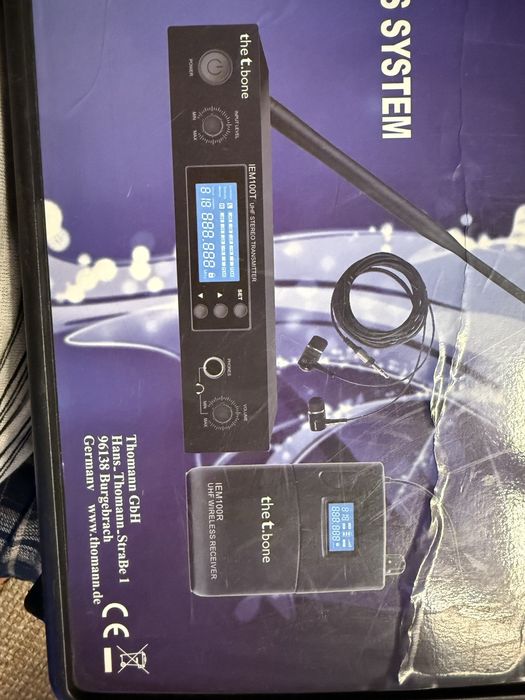 Sistem t.bone  IN-EAR monitor audio