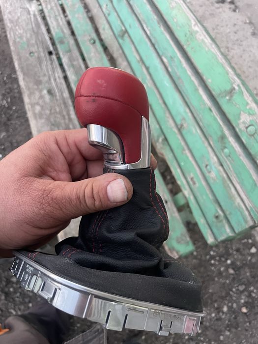 Оригинална топка за скоростите от опел с маншон естествена кожа