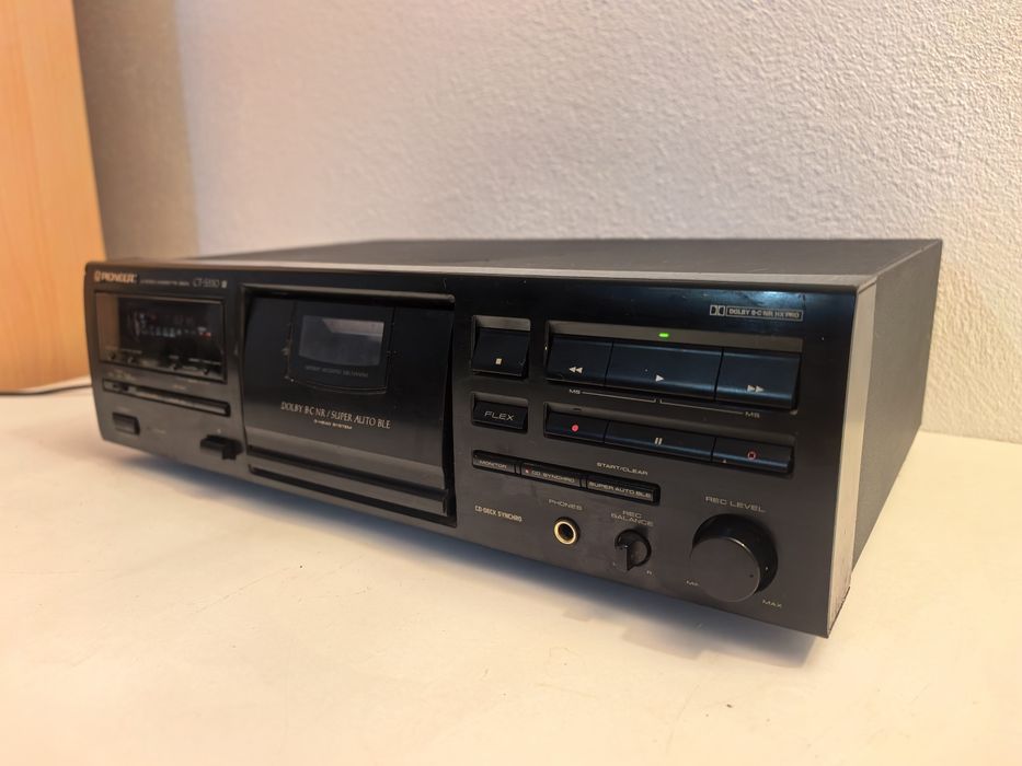Deck Pioneer CT S530 3 head 3 capete cu usita rupta in partea dreapta made in Japan