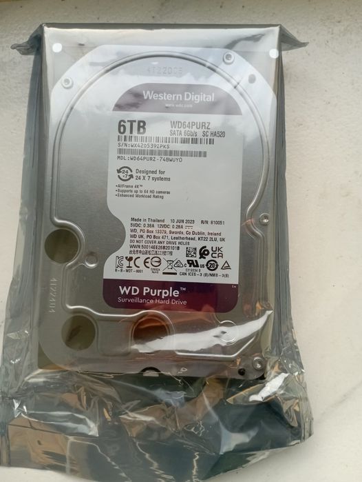 Продам жёсткий диск на 6tb
