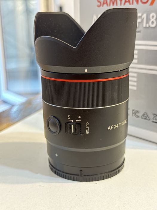 Obiectiv foto video samyang 24mm f1.8 FE E mount AF