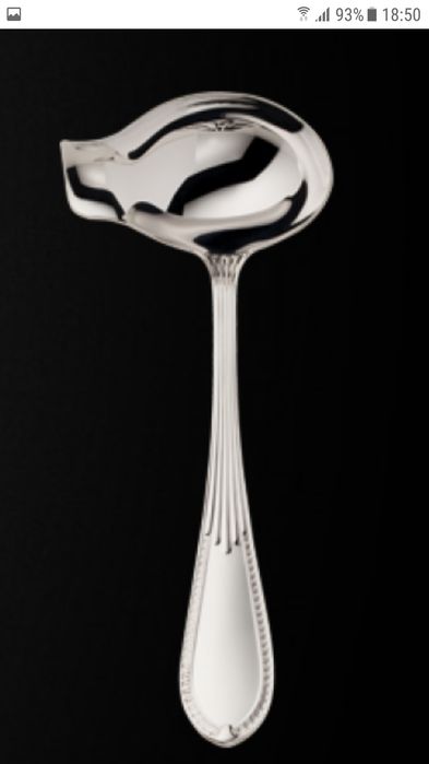 Продавам сребърен прибор черпак за сос Белведере 925 Robbe Berking