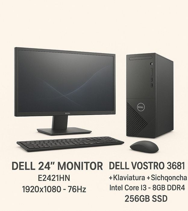 DELL VOSTRO 3681. белая сборка