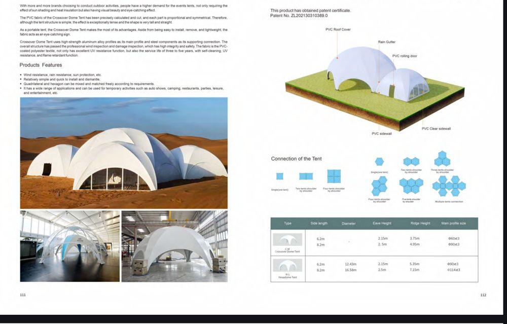 Corturi Glamping / Domuri Geodezice / Tente Premium
