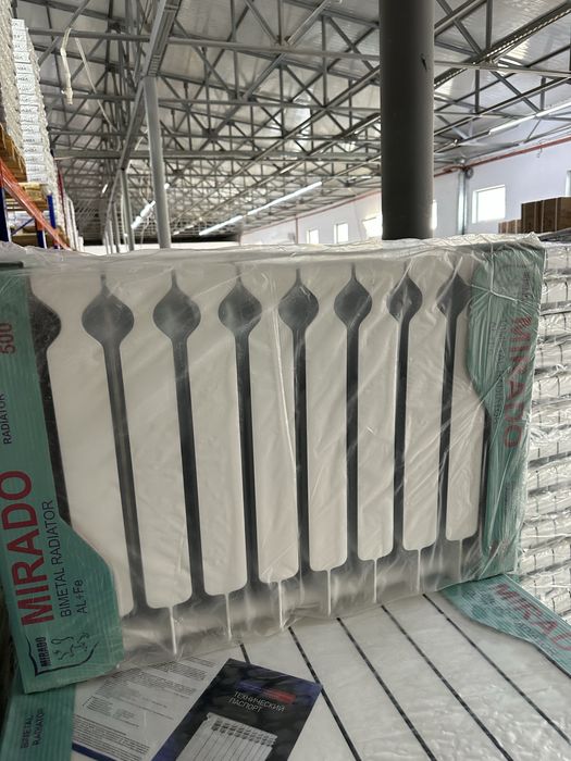 Bimetal radiator alumin panel