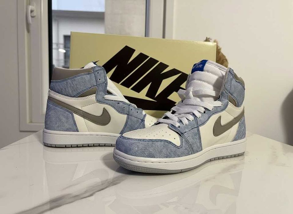 Adidasi Jordan 1 High Hyper Royal OG - Sneakersi Unisex - Full Box