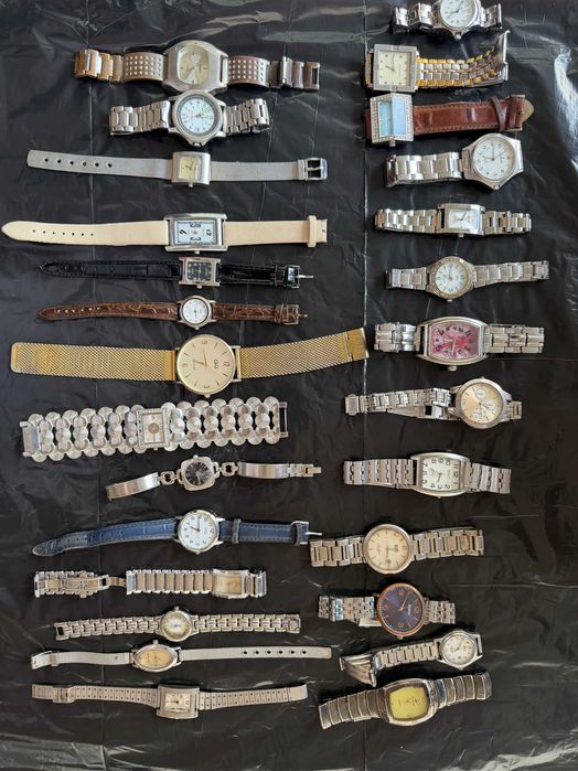 Lot 28 ceasuri dama si barbati - Q&Q, Orient,Timex,Lorus,Omax, Vintage