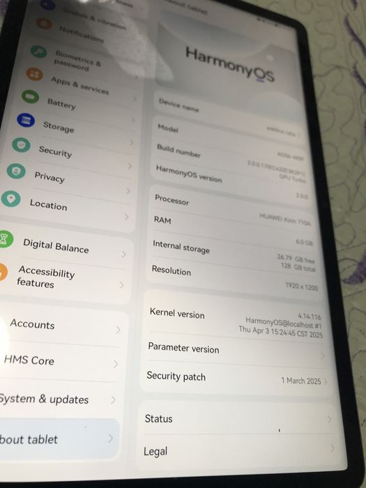 Tableta huawei 11 SE matepad