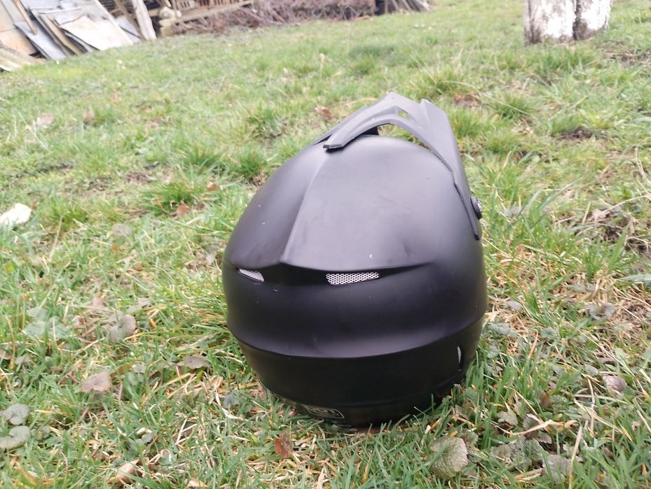 Casca motocross neagra