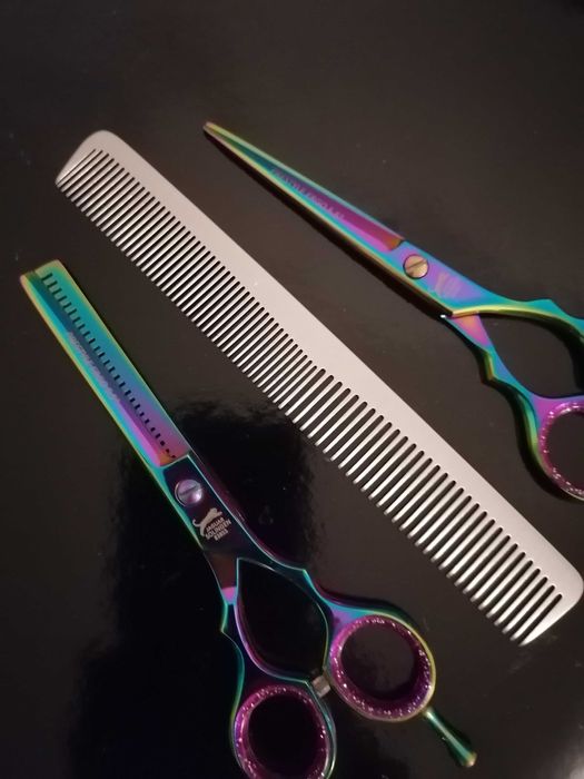 Set Foarfeci profesionale jaguar tuns filat pieptăn 5,5