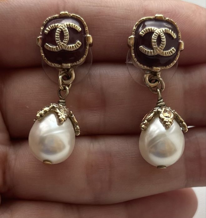 Серьги-подвески Chanel оригинал
