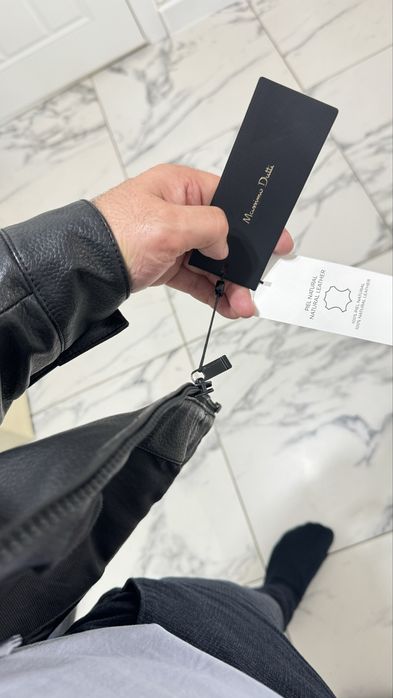Куртка Кожжа Massimo Dutti
