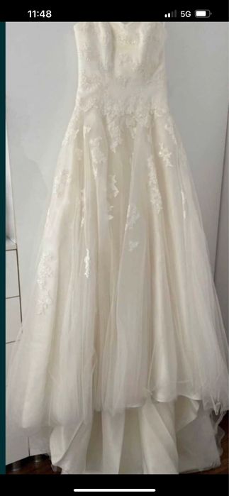Rochie mireasa A line masura S 36