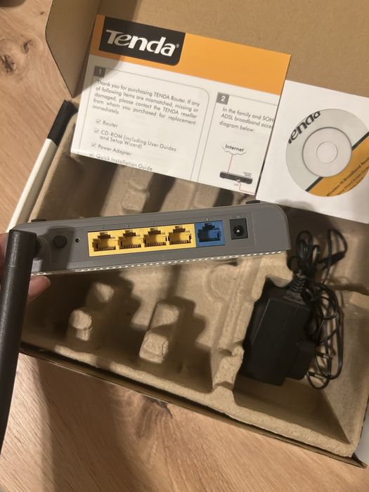 Рутер Tenda Wireless-N W311R и TP-LINK