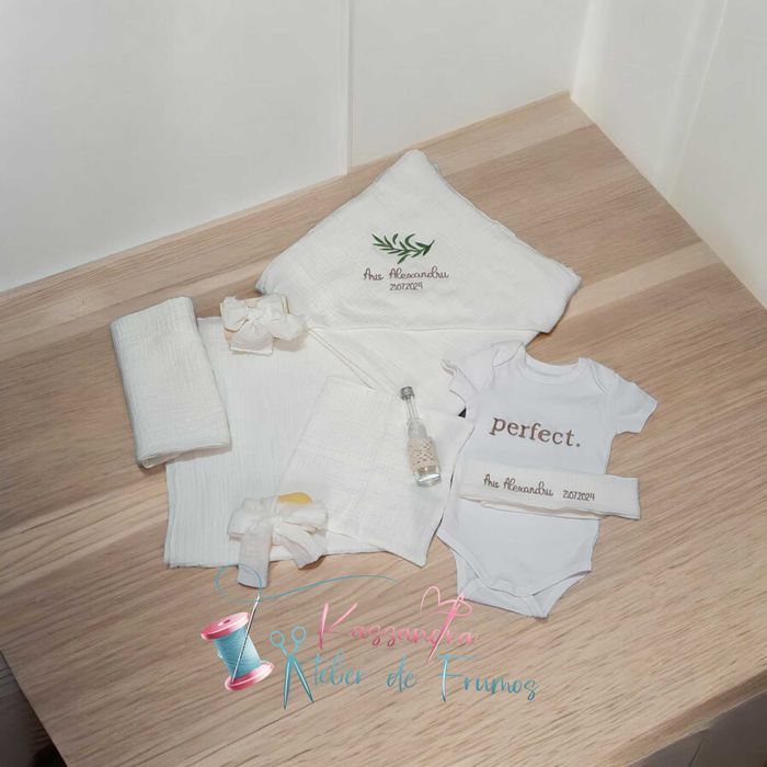 Trusou personalizat, din muselina. Botez