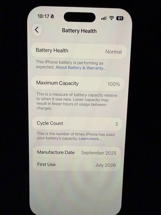 Telefin Iphone 17 Air 256 Gb