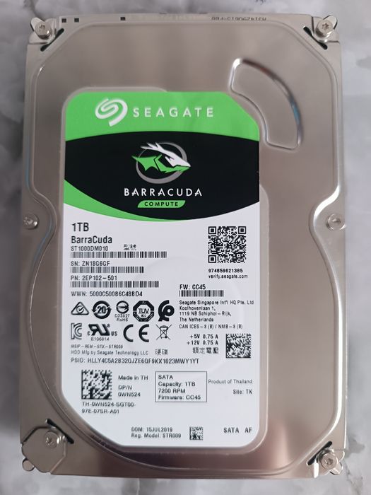 Жёсткий диск HDD 1 TB Seagate 7200