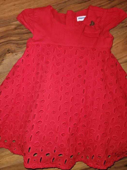 Червена рокля Mayoral, 12 месеца