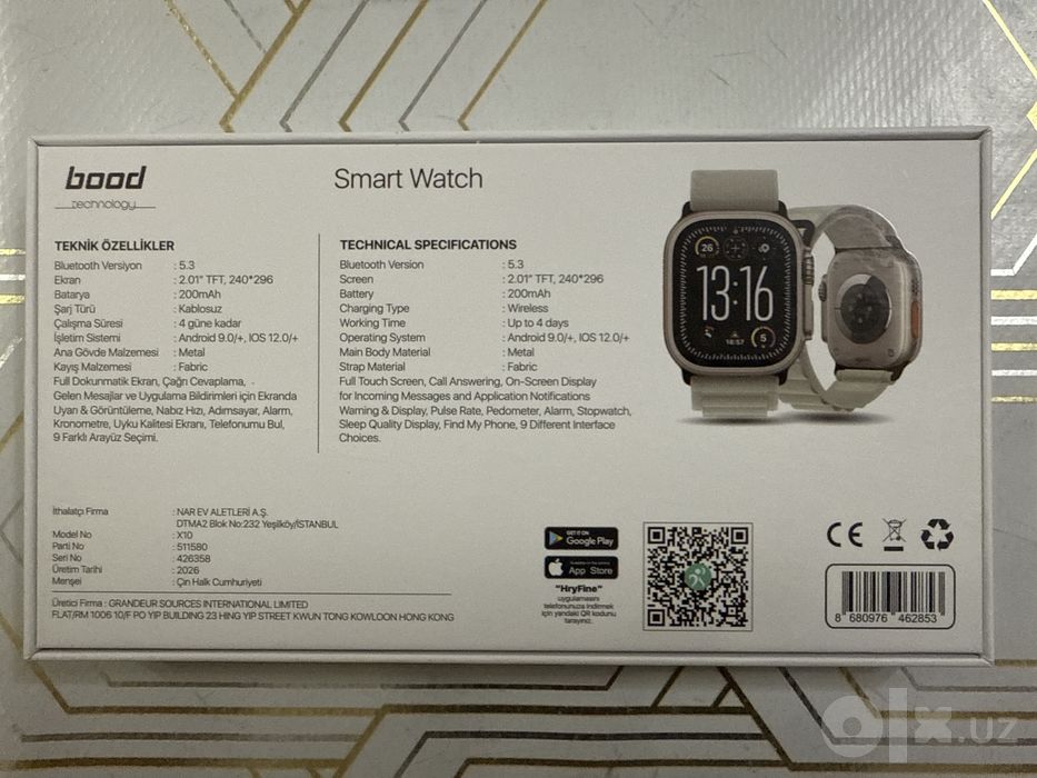 Smart Watch ULTRA X10