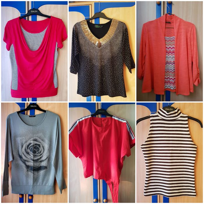 Блузки Кофты Туники Футболки Рубашки Поло Майки и Спорт.одежды