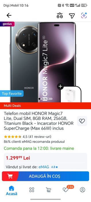 Honor magic 7 lite