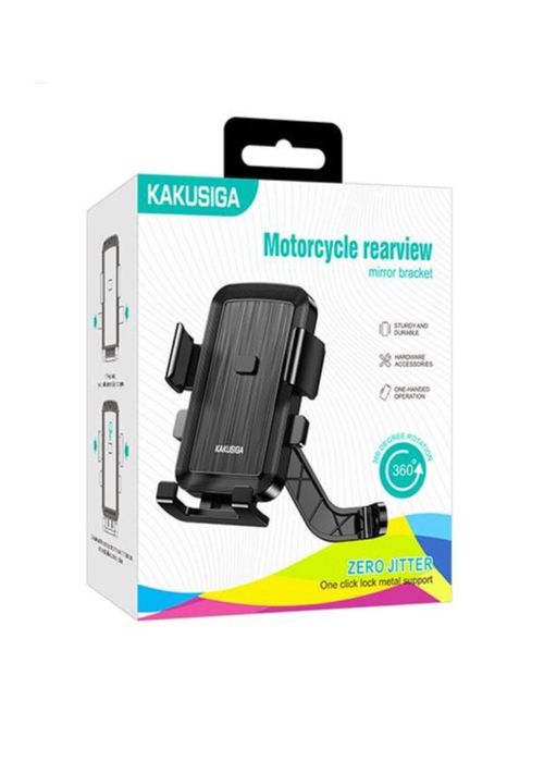 Suport Telefon Pentru Bicicleta cu Brat Metalic si Inchidere Automata