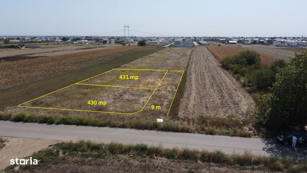 Teren intravilan in RATE la intrare in comuna Berceni