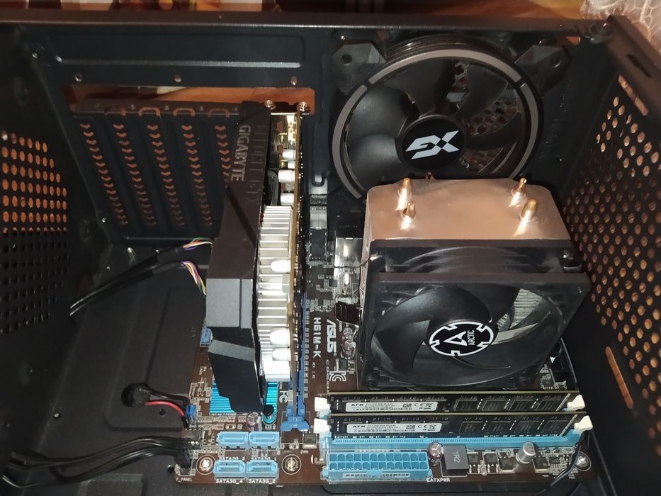 Системный блок, без бп, и ssd,