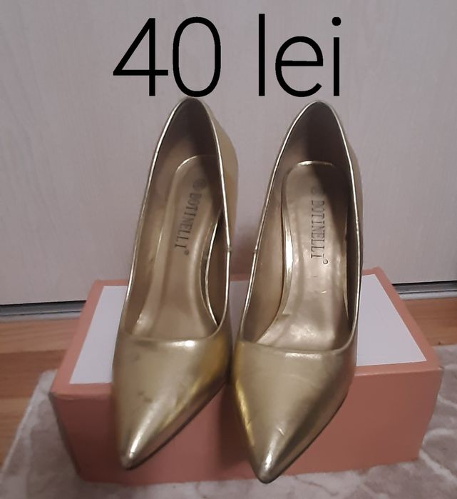 Pantofi cu toc mar 37-38