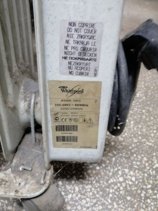 Calorifer Whirlpool ulei