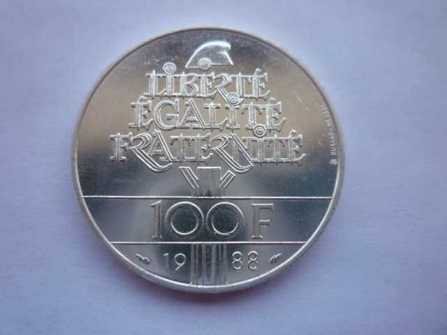 100 франка 1988г. Франция