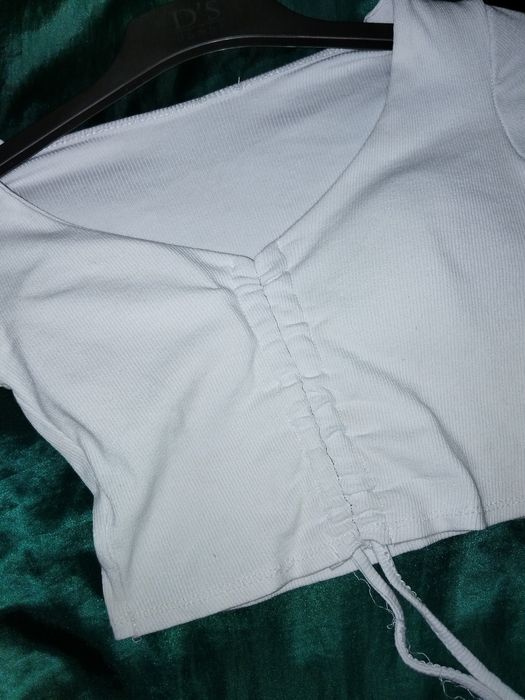 Bluza h&m alba cu snur