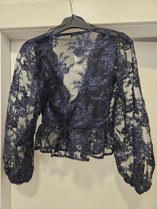 Top XS bleumarin strasuri