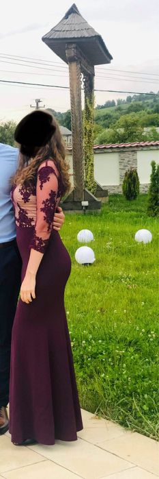 Rochie lungă mov