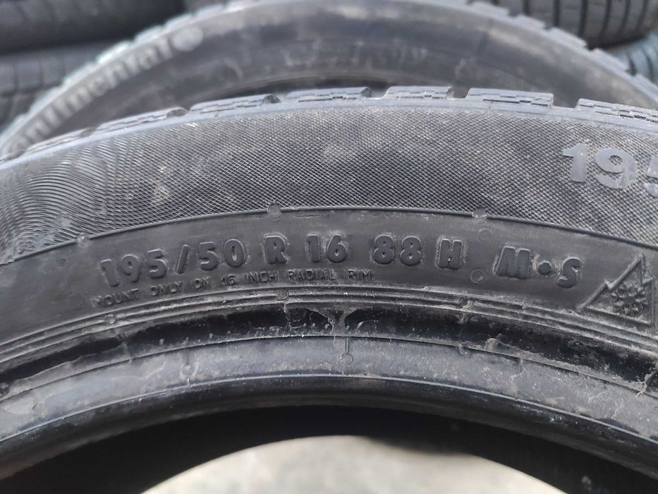 2бр Зимни Гуми 195 50 16 - Continental