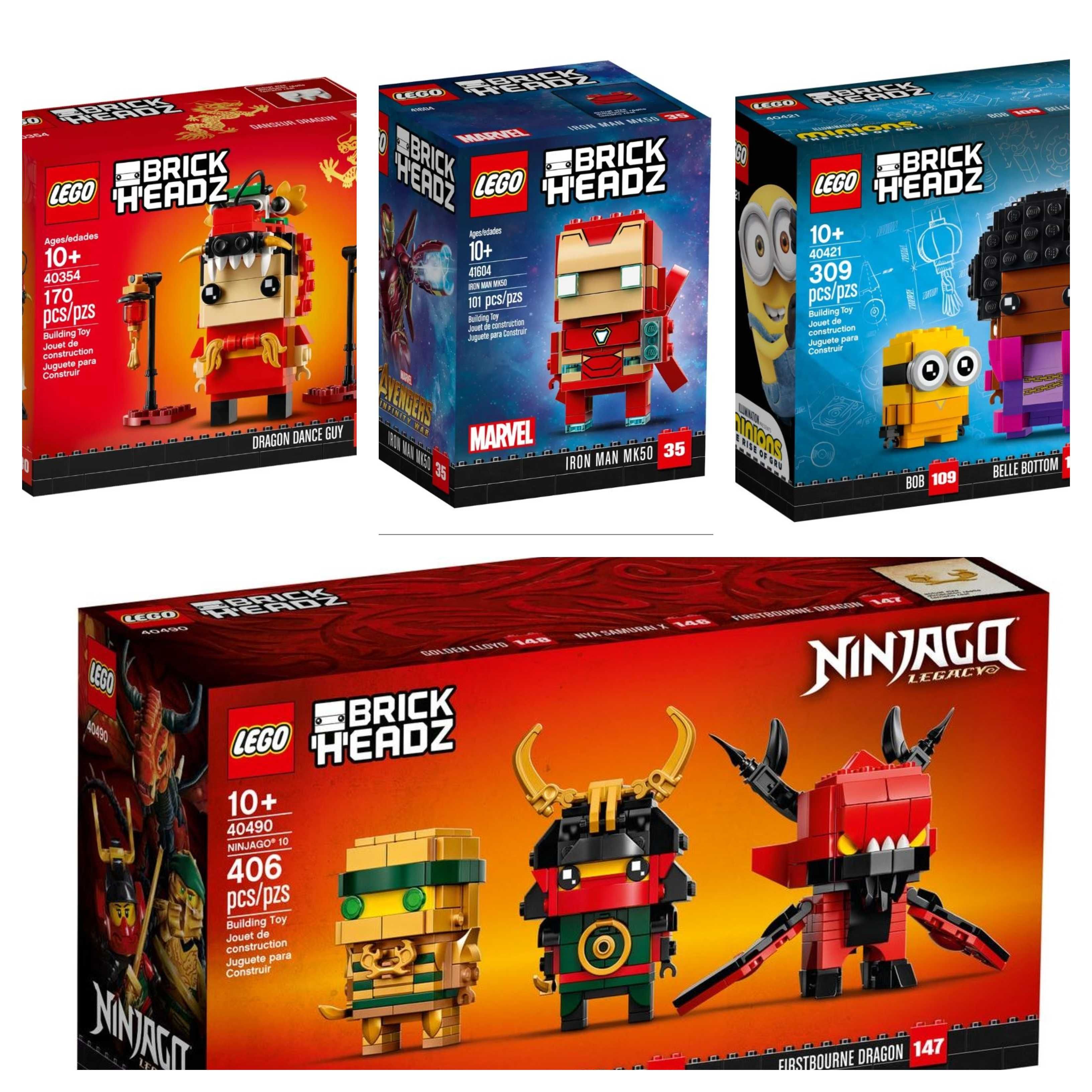 LEGO BrickHeadz Ninjago Legacy 10th Anniversary Set 40490LEGO BrickHeadz  Ninjago Legacy 10th Anniversary Set 40490 - OFour