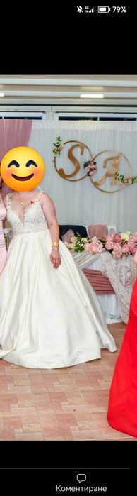 Сватбена рокля шита по поръчка