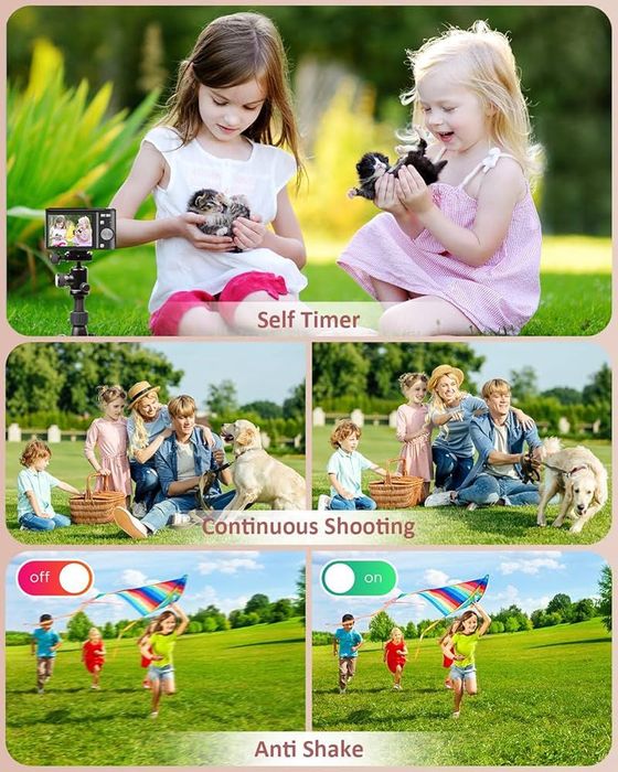 Kомпактна цифрова камера M03 - 50MP снимки + FHD видео + 32GB карта