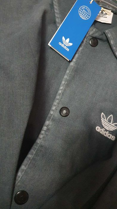 Overshirt / Jacheta Barbati Adidas Originals Essentials+ HK7513 S (M)